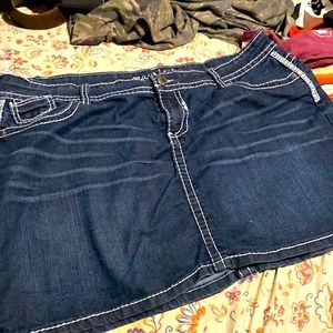 Ladies, Jean, mini skirt, size 20